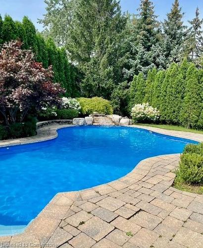 2215 Vista Drive, Burlington, ON - Outdoor With In Ground Pool With Backyard