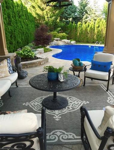 2215 Vista Drive, Burlington, ON - Outdoor With In Ground Pool