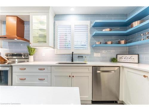 270 Rowntree Drive, Hamilton, ON - Indoor Photo Showing Kitchen