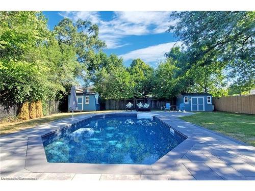 1025 Plains View Avenue, Burlington, ON - Outdoor With In Ground Pool