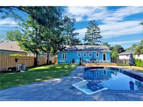 1025 Plains View Avenue, Burlington, ON - Outdoor With In Ground Pool With Backyard