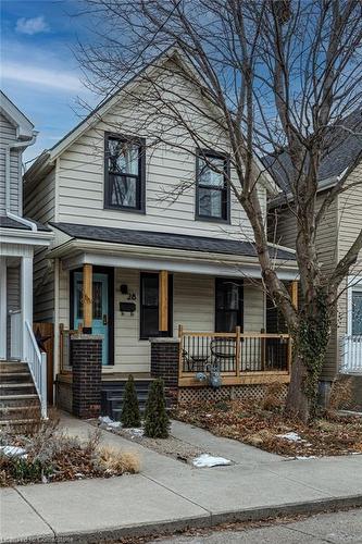 28 Picton Street W, Hamilton, ON - Outdoor With Deck Patio Veranda With Facade