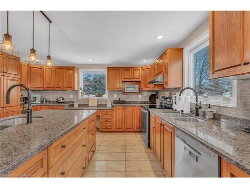 82 Rymal Road E, Hamilton, ON - Indoor Photo Showing Kitchen With Double Sink