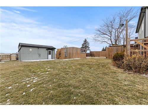 47 Haldibrook Road, Caledonia, ON - Outdoor With Above Ground Pool With Backyard