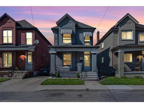 13 Clinton Street, Hamilton, ON - Outdoor With Deck Patio Veranda With Facade