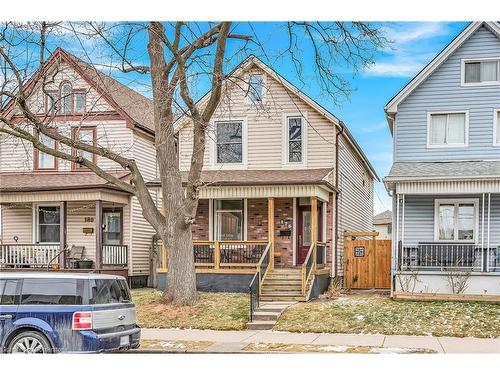 176 Belmont Avenue, Hamilton, ON - Outdoor With Deck Patio Veranda With Facade