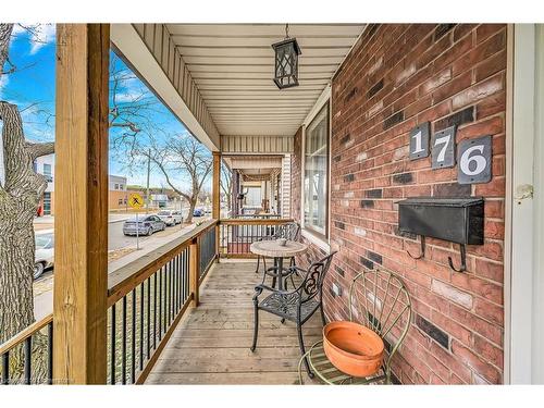 176 Belmont Avenue, Hamilton, ON - Outdoor With Deck Patio Veranda With Exterior