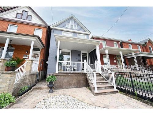 161 Oak Avenue, Hamilton, ON - Outdoor With Deck Patio Veranda With Facade