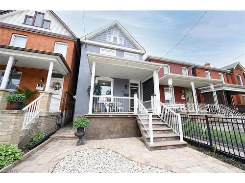 161 Oak Avenue, Hamilton, ON - Outdoor With Deck Patio Veranda With Facade