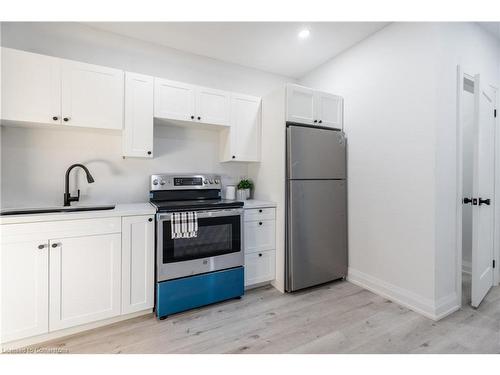 27 Harvey Street, Hamilton, ON - Indoor Photo Showing Kitchen With Stainless Steel Kitchen