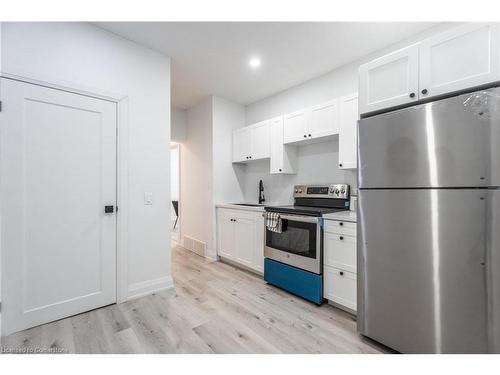 27 Harvey Street, Hamilton, ON - Indoor Photo Showing Kitchen With Stainless Steel Kitchen