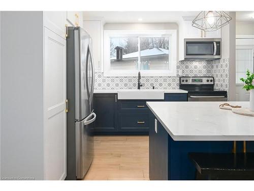 8 Gafney Court, Hamilton, ON - Indoor Photo Showing Kitchen With Upgraded Kitchen