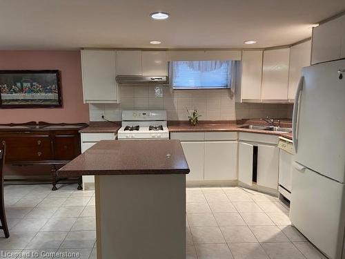 245 Nugent Drive, Hamilton, ON - Indoor Photo Showing Kitchen With Double Sink