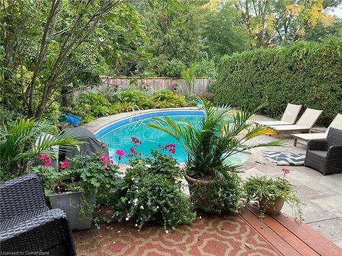 361 Mcnichol Crescent, Burlington, ON - Outdoor With In Ground Pool With Backyard