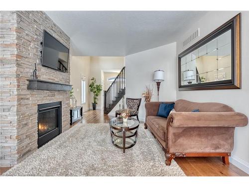 44 Fraserwood Court, Cambridge, ON - Indoor Photo Showing Living Room With Fireplace