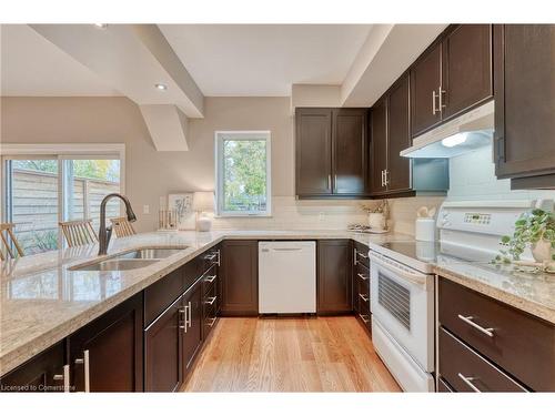 262 Homewood Avenue, Hamilton, ON - Indoor Photo Showing Kitchen With Double Sink