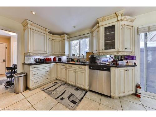 1587 Stavebank Road, Mississauga, ON - Indoor Photo Showing Kitchen With Double Sink