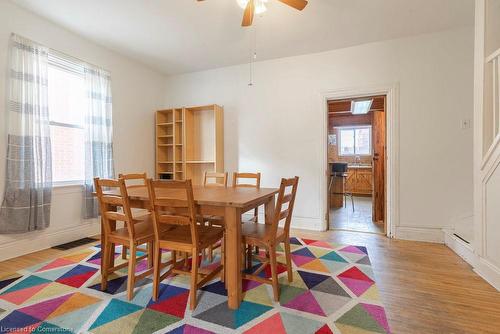 217 Gibson Avenue, Hamilton, ON - Indoor Photo Showing Dining Room