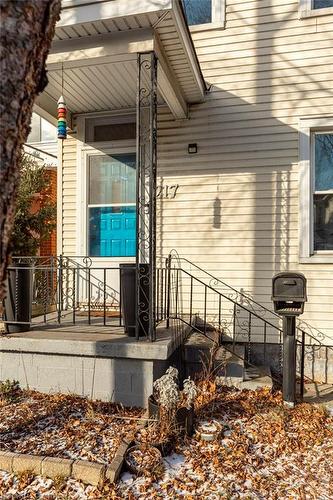 217 Gibson Avenue, Hamilton, ON - Outdoor With Deck Patio Veranda With Exterior