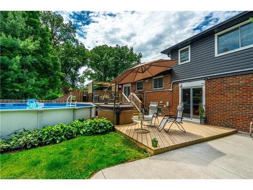 5286 Woodhaven Drive, Burlington, ON - Outdoor With Above Ground Pool