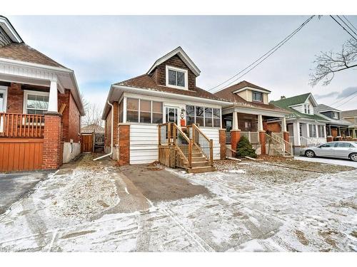 64 Graham Avenue S, Hamilton, ON - Outdoor With Deck Patio Veranda With Facade