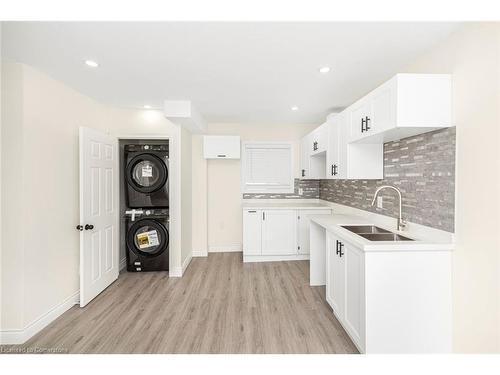 922 Burlington Street E, Hamilton, ON - Indoor Photo Showing Kitchen With Double Sink