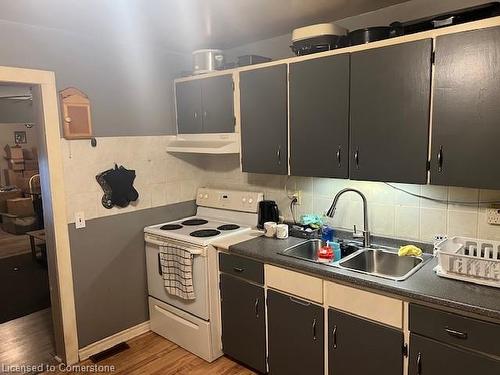 4 Northcote Street, Hamilton, ON - Indoor Photo Showing Kitchen With Double Sink