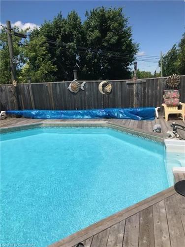 234 Auburn Avenue, Hamilton, ON - Outdoor With In Ground Pool With Backyard