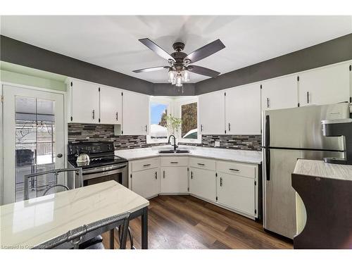 234 Auburn Avenue, Hamilton, ON - Indoor Photo Showing Kitchen With Double Sink