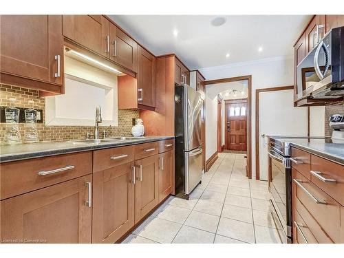 29 East 21St Street, Hamilton, ON - Indoor Photo Showing Kitchen With Double Sink