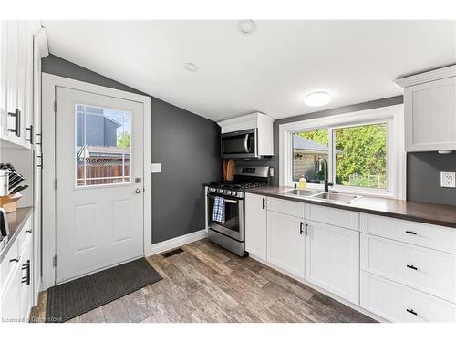 781 Spring Gardens Road, Burlington, ON - Indoor Photo Showing Kitchen With Double Sink