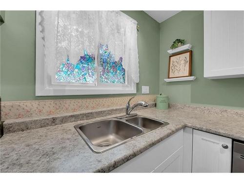 221 East 24Th Street, Hamilton, ON - Indoor Photo Showing Kitchen With Double Sink