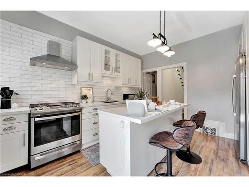 100 Birch Avenue, Hamilton, ON - Indoor Photo Showing Kitchen With Upgraded Kitchen