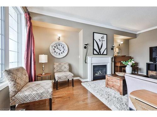 4140 Judson Common, Burlington, ON - Indoor Photo Showing Living Room With Fireplace