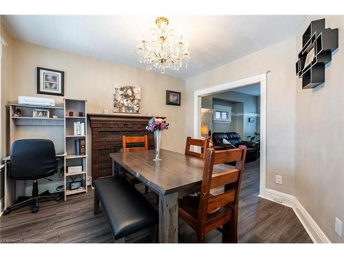 153 Connaught Avenue N, Hamilton, ON - Indoor Photo Showing Dining Room