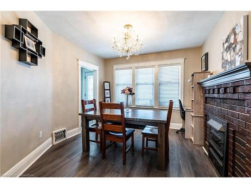 153 Connaught Avenue N, Hamilton, ON - Indoor Photo Showing Dining Room