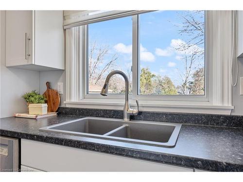 2225 Sheffield Drive, Burlington, ON - Indoor Photo Showing Kitchen With Double Sink