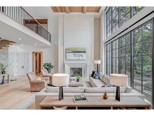 3093 Princess Boulevard, Burlington, ON - Indoor With Fireplace