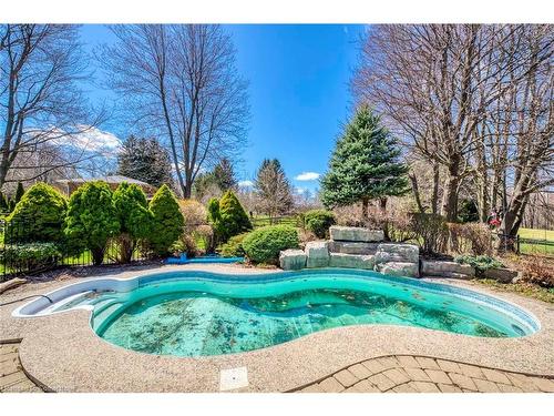 1215 Britannia Road, Burlington, ON - Outdoor With In Ground Pool With Backyard
