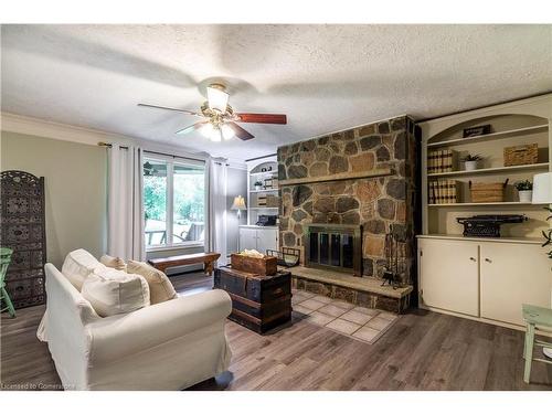6607 Ellis Road, Cambridge, ON - Indoor Photo Showing Living Room With Fireplace