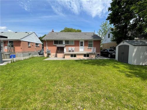 349 Whitney Avenue, Hamilton, ON - Outdoor With Deck Patio Veranda With Backyard