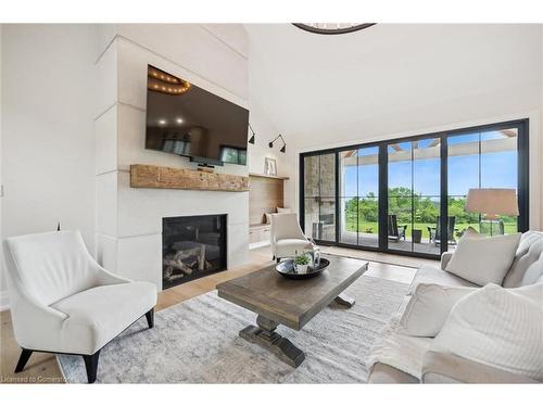 5020 First Line, Erin, ON - Indoor Photo Showing Living Room With Fireplace