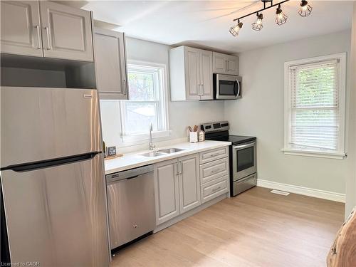 26 Grandfield Street, Hamilton, ON - Indoor Photo Showing Kitchen With Double Sink