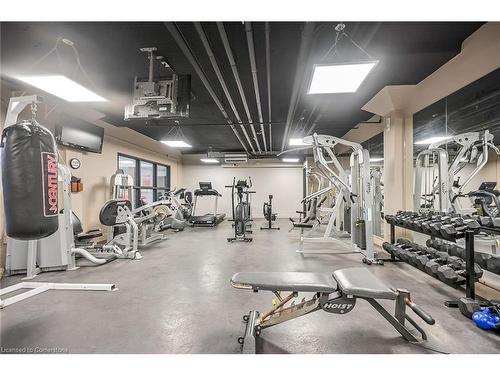 2908-150 Charlton Avenue E, Hamilton, ON - Indoor Photo Showing Gym Room