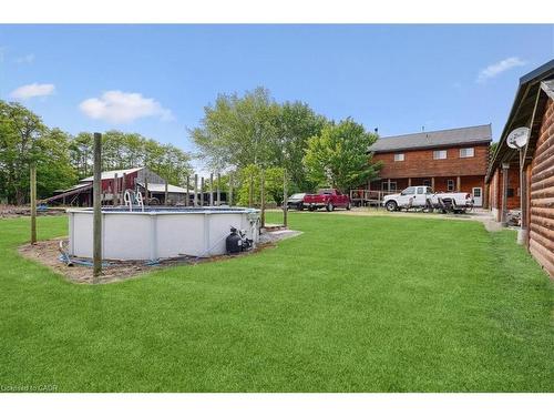 96 Charlotteville 2 Road, St. Williams, ON - Outdoor With Above Ground Pool With Backyard
