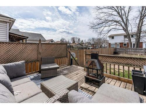 99 Robins Avenue, Hamilton, ON - Outdoor With Deck Patio Veranda With Exterior