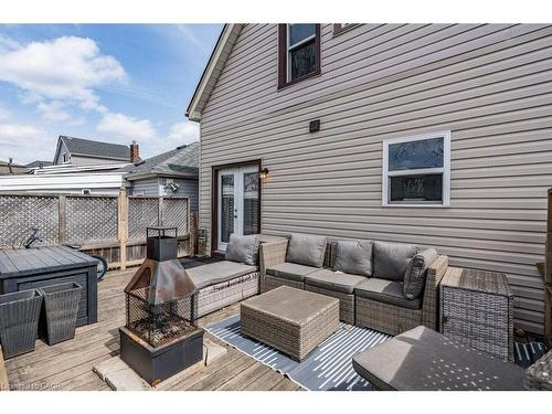 99 Robins Avenue, Hamilton, ON - Outdoor With Deck Patio Veranda With Exterior