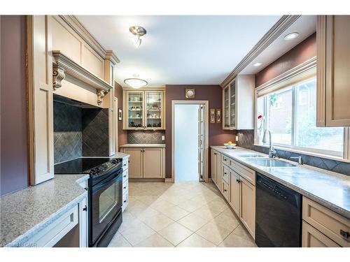 98 Hadley Drive, Ancaster, ON - Indoor Photo Showing Kitchen With Double Sink