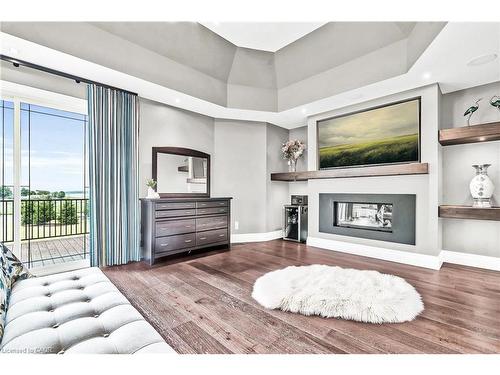 46 Anita Drive, St. Clements, ON - Indoor Photo Showing Living Room With Fireplace