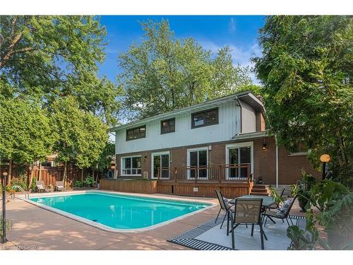316 Fennell Avenue W, Hamilton, ON - Outdoor With In Ground Pool With Deck Patio Veranda